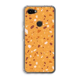 CaseCompany Terrazzo N°24: Google Pixel 3a Transparant Hoesje