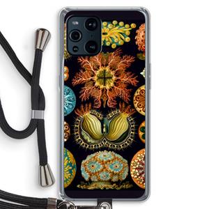 CaseCompany Haeckel Ascidiae: Oppo Find X3 Pro Transparant Hoesje met koord