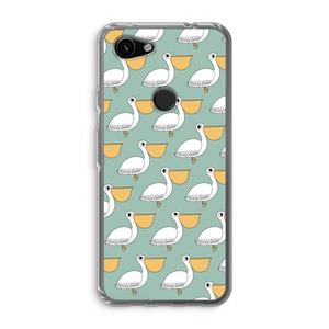 CaseCompany Pelican: Google Pixel 3a Transparant Hoesje