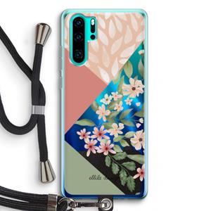 CaseCompany Sweet heaven geometrics: Huawei P30 Pro Transparant Hoesje met koord