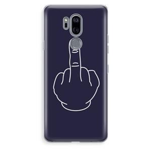CaseCompany F**k U: LG G7 Thinq Transparant Hoesje