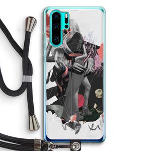 CaseCompany Dissimulation du réel: Huawei P30 Pro Transparant Hoesje met koord