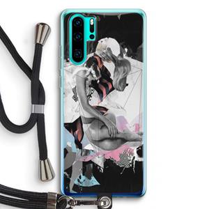 CaseCompany Camouflage de sommeil: Huawei P30 Pro Transparant Hoesje met koord