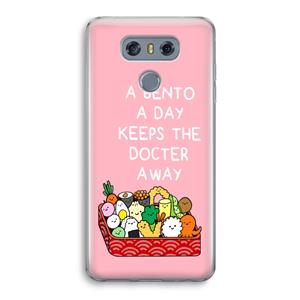 CaseCompany Bento a day: LG G6 Transparant Hoesje