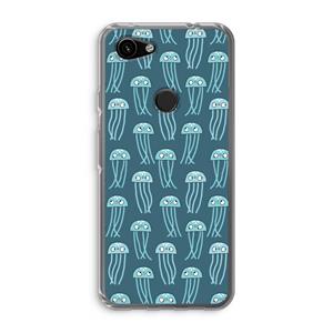CaseCompany Kwallie: Google Pixel 3a Transparant Hoesje