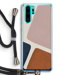 CaseCompany Geo #2: Huawei P30 Pro Transparant Hoesje met koord