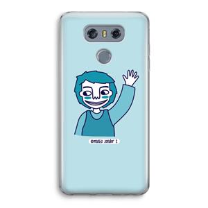 CaseCompany Zwaai: LG G6 Transparant Hoesje