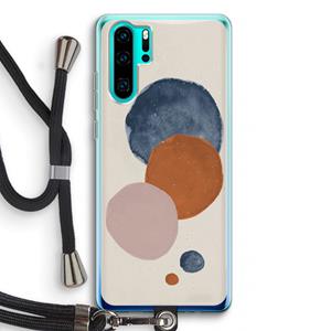 CaseCompany Geo #4: Huawei P30 Pro Transparant Hoesje met koord