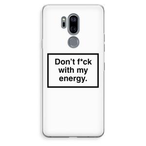 CaseCompany My energy: LG G7 Thinq Transparant Hoesje