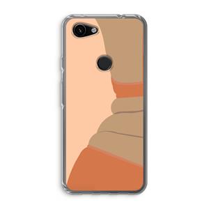 CaseCompany Bikini: Google Pixel 3a Transparant Hoesje