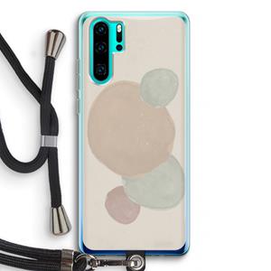 CaseCompany Geo #9: Huawei P30 Pro Transparant Hoesje met koord