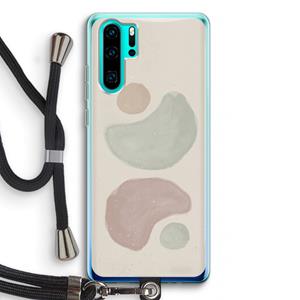 CaseCompany Geo #10: Huawei P30 Pro Transparant Hoesje met koord