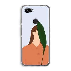 CaseCompany Leaf: Google Pixel 3a Transparant Hoesje