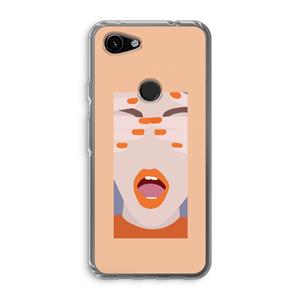 CaseCompany Surprise: Google Pixel 3a Transparant Hoesje