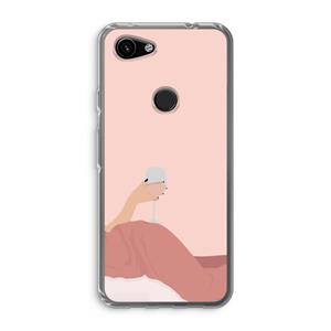 CaseCompany Wine: Google Pixel 3a Transparant Hoesje