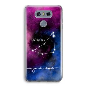 CaseCompany Sterrenbeeld - Donker: LG G6 Transparant Hoesje
