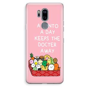 CaseCompany Bento a day: LG G7 Thinq Transparant Hoesje