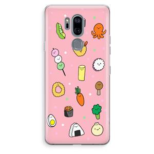 CaseCompany Happy bento friends: LG G7 Thinq Transparant Hoesje