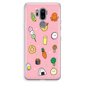 CaseCompany Happy bento friends: LG G7 Thinq Transparant Hoesje