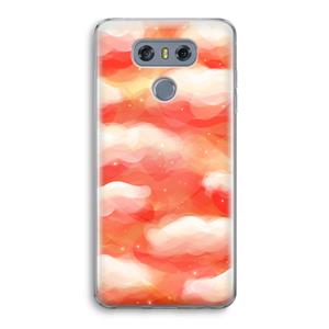 CaseCompany Lichte Wolken: LG G6 Transparant Hoesje