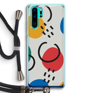 CaseCompany Illustratieve pop 3: Huawei P30 Pro Transparant Hoesje met koord