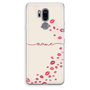 CaseCompany Kusjes: LG G7 Thinq Transparant Hoesje