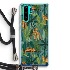 CaseCompany Luipaard 2: Huawei P30 Pro Transparant Hoesje met koord