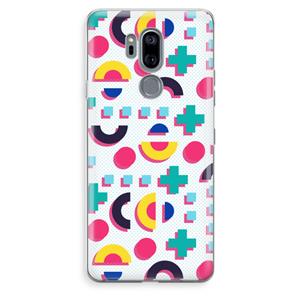 CaseCompany 8-bit N°2: LG G7 Thinq Transparant Hoesje