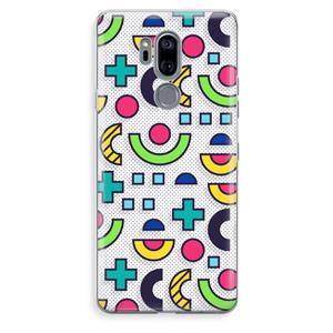 CaseCompany 8-bit N°6: LG G7 Thinq Transparant Hoesje