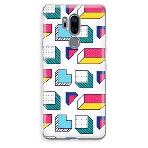 CaseCompany 8-bit N°7: LG G7 Thinq Transparant Hoesje