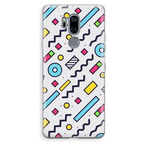 CaseCompany 8-bit N°8: LG G7 Thinq Transparant Hoesje