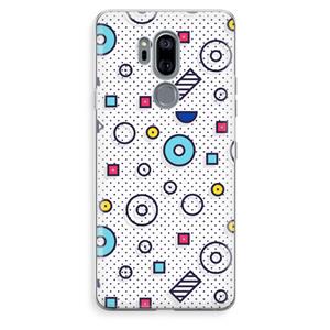 CaseCompany 8-bit N°9: LG G7 Thinq Transparant Hoesje