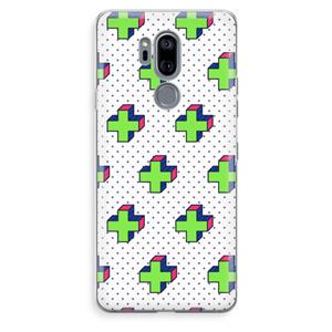 CaseCompany 8-bit N°10: LG G7 Thinq Transparant Hoesje