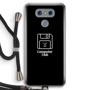 CaseCompany Hello: LG G6 Transparant Hoesje met koord