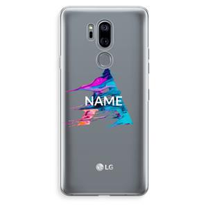 CaseCompany Abstract Spectrum: LG G7 Thinq Transparant Hoesje