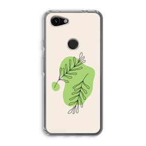 CaseCompany Beleaf in you: Google Pixel 3a Transparant Hoesje