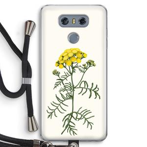 CaseCompany Tansy: LG G6 Transparant Hoesje met koord