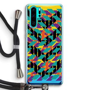 CaseCompany Skew Bee 1: Huawei P30 Pro Transparant Hoesje met koord