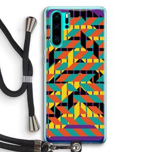 CaseCompany Skew Bee 2: Huawei P30 Pro Transparant Hoesje met koord