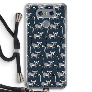 CaseCompany Makis: LG G6 Transparant Hoesje met koord