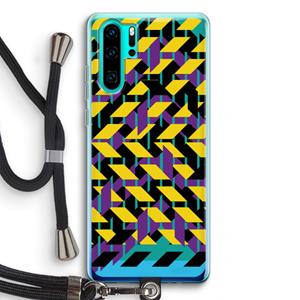 CaseCompany Skew Bee 3: Huawei P30 Pro Transparant Hoesje met koord