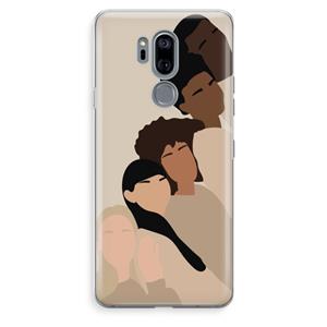CaseCompany Sweet creatures: LG G7 Thinq Transparant Hoesje