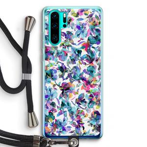 CaseCompany Hibiscus Flowers: Huawei P30 Pro Transparant Hoesje met koord