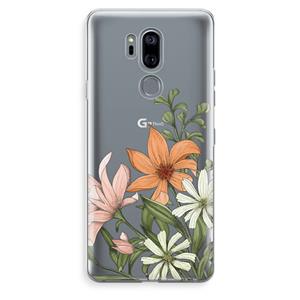 CaseCompany Floral bouquet: LG G7 Thinq Transparant Hoesje