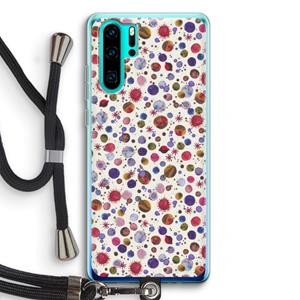 CaseCompany Planets Space: Huawei P30 Pro Transparant Hoesje met koord