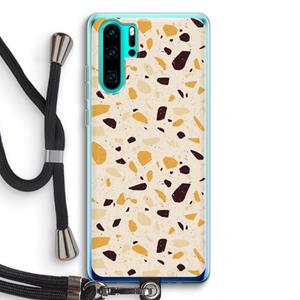 CaseCompany Terrazzo N°13: Huawei P30 Pro Transparant Hoesje met koord