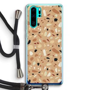 CaseCompany Terrazzo N°17: Huawei P30 Pro Transparant Hoesje met koord