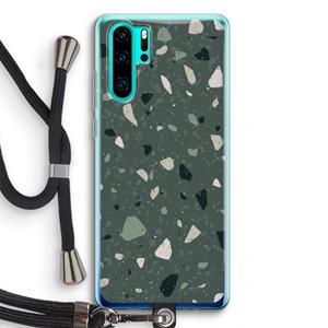 CaseCompany Terrazzo N°19: Huawei P30 Pro Transparant Hoesje met koord