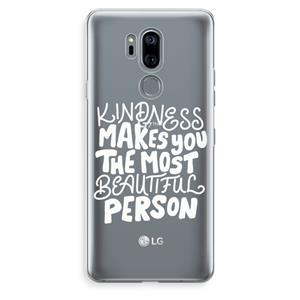 CaseCompany The prettiest: LG G7 Thinq Transparant Hoesje