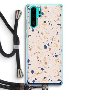 CaseCompany Terrazzo N°23: Huawei P30 Pro Transparant Hoesje met koord